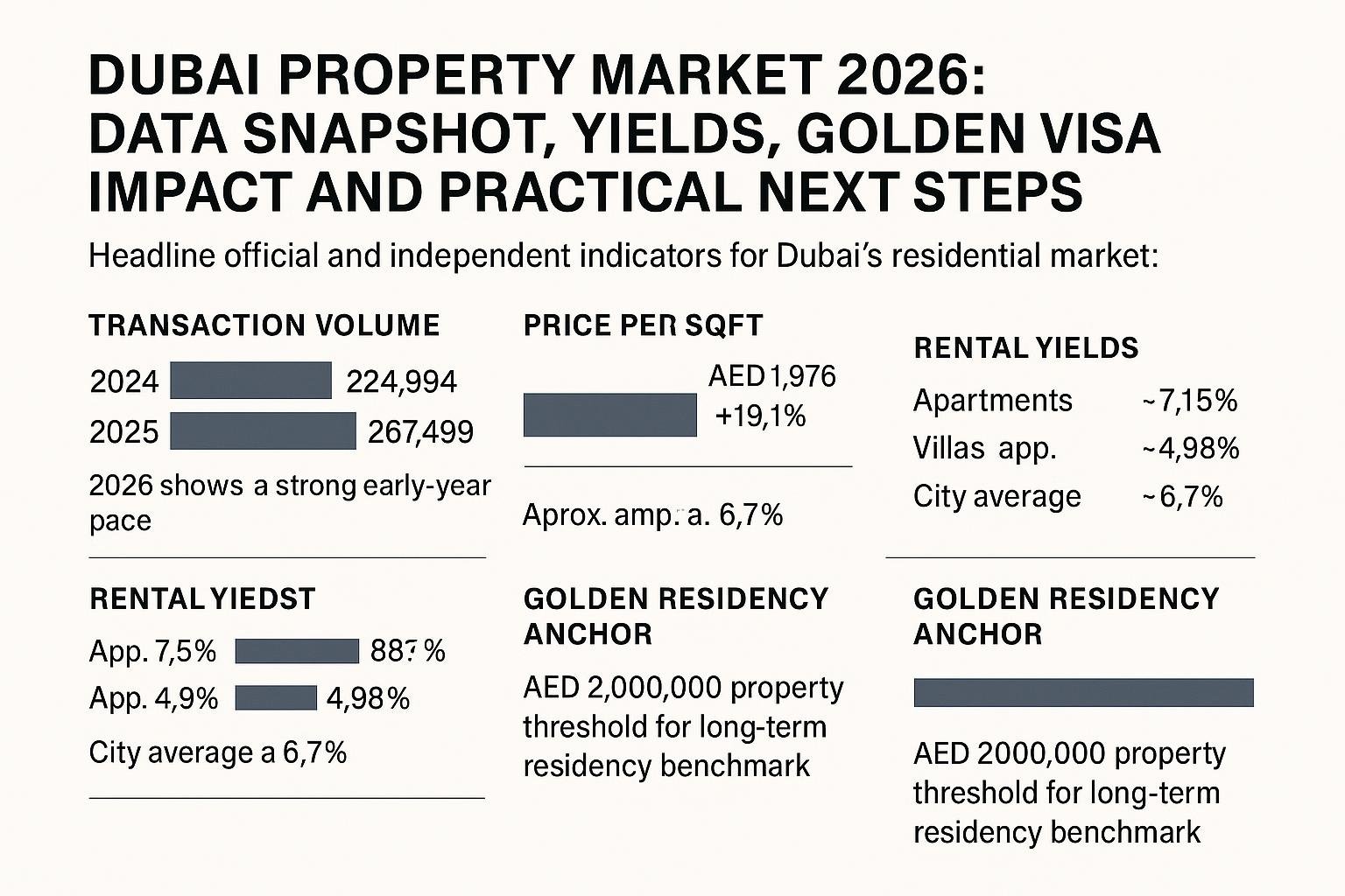 Dubai Property Market 2026: Data Snapshot, Yields, Golden Visa Impact ...