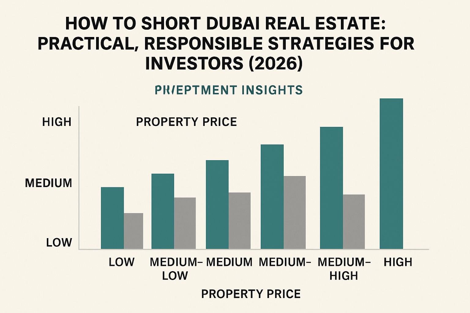 Data comparison chart for How to Short Dubai Real Estate: Practical, Responsible Strategies for Investors (2026)